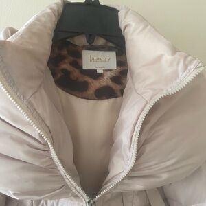 Laundry by Shelli Segal Women's Light Pink Puffer Jacket